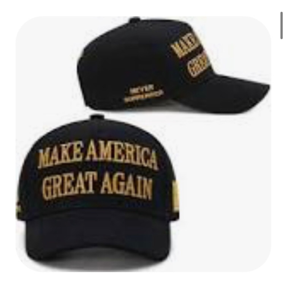 Trump Black Cap Gold Embroidery Golden Era MAGA Hat Make America Great Again - Picture 11 of 16